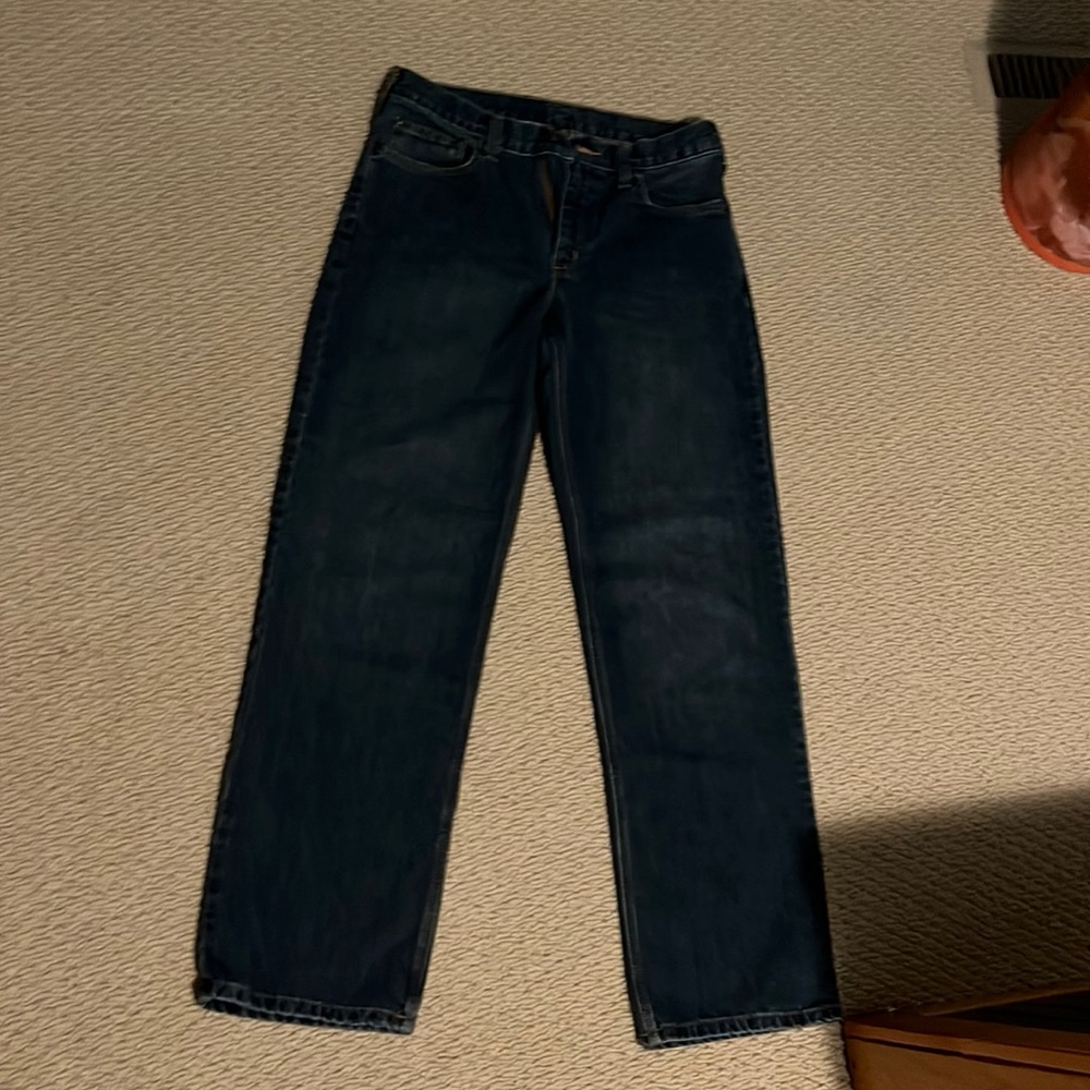 Really nice carhartt blue jeans